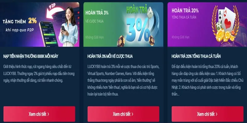 Khuyến mãi hàng ngày, hàng tuần OK8386